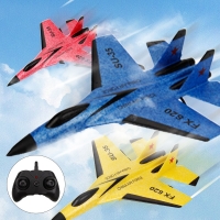 SU-35 RC Remote Control Airplane 2.4G Remote Control Fighter With Lamp Plane Glider Airplane EPP Foam Toys RC Plane Kids Gift