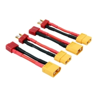 Youme 4pcs XT60-T XT60 to deans connector T converter with 12awg silicone cable for RC Lipo Battery Drone Car DIY parts