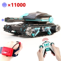 2.4G RC Car Toy track Water Bomb Tank RC Toy Shooting Competitive Gesture Controlled Tank Remote Control Drift Car Kids Boy Toys