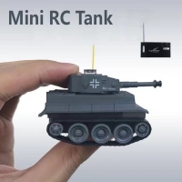 4CH Mini RC Tank Model Electronic Radio Control Vehicle Portable Pocket Tanks Simulation Gifts Toys for boys