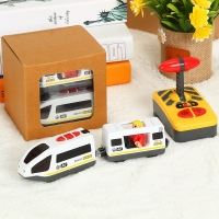 RC Electric Train Set Toys for Kids Car Diecast Slot Toy Fit for Standard Wooden Train Track Railway Battery Christmas Trem Set