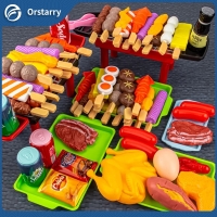 Baby Pretend Play Kitchen Kids Toys Simulation Barbecue Cookware Cooking Food Role Play Educational Gift Toys for Children
