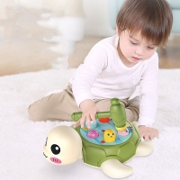 Baby Early Education Enlightenment Turtle Toy Children's Parent-child Interactive Battle Beating Toy Pop-Up Whack-A-Mole Game