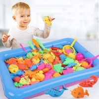 13pcs/set Children's Magnetic Fishing Toy Parent-child interactive Toys Game Water Toys Kids Fish Baby Bath Toys Outdoor Toy