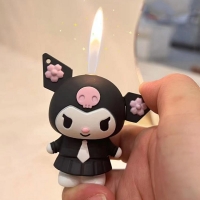 Kawaii Kuromi Figure Model Doll Lighter Cartoon My Melody Sanrioed Anime Peripheral Lighter Hello Kitty Lighters Fast Delivery