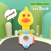 Push The Little Yellow Duck Toy Car Back Force Simulation Small Motorcycle Inertia Back Force Childrens Toy Car