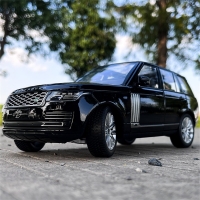 Large Size 1/18 Rover Sports Alloy Car Model Diecast Metal Toy Vehicle Car Model Simulation Sound and Light Kids Gift