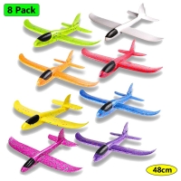 Foam Glider Planes Airplanes Hand Throwing toy 36CM 48cm Flight Mode Inertia Planes Model Aircraft for Kids Outdoor Sport