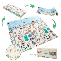 1cm Thick Foldable Floor Baby Play Mats Kids Playmat Crawling Carpet Children Toddler Thermal Rug Game Pad Foam Educational Toys