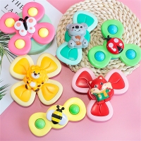 1pcs Cartoon Fidget Spinner Children Toys ABS Colorful Insect Gyro Toy Relief Stress Educational Fingertip Rattle Toys For Baby
