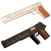 Revolver Hellsing 454 Casull Pistol Scale 1:1 Vampire Akat Weapons Can Be Handheld 3D Paper Model Manual Toy