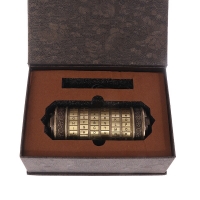 I LOVE U Da Vinci Educational toys Metal Cryptex locks gift ideas Da Vinci Code Lock To Marry Lover Escape Chamber Props