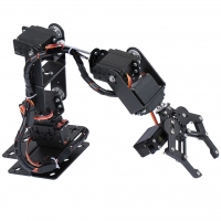 6 DOF Robot Manipulator Metal Alloy Mechanical Arm Clamp Claw Kit MG996R for Arduino Robotic Education