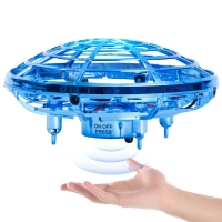 Hand Flying UFO Ball Induction Interactive RC Flying Saucer Magic UFO Toy with Dazzling Lights