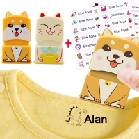 Custom Name Stamp For Baby Children's Teacher Clothing Cute DIY Personalized Name Seal Stamps for Clothes Daycare Kindergarten