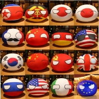 10cm Country Ball Plush Toys Pendant Plushie Doll Countryball USSR USA FRANCE RUSSIA UK JAPAN GERMANY ITALY Korea Gifts For Kids