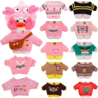 30cm Duck Clothes LaLafanfan Cafe Duck Clothes Sweater Plush Toys Cartoon Stuffed Dolls Accessories Clothing of  Kids Girls Gift