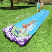 Inflatable Water Slide Racer Pool Kids Summer Park Backyard Play Fun Outdoor Slip Slide Wave Rider