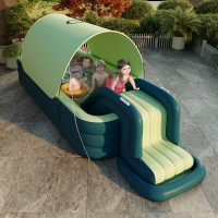 Toy Automatic Filling With Peng Children's Inflatable Swimming Pool Slide Large Awnings Naughty Fort Thickening 2021 New