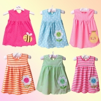 Baby Dress 2018 Summer New Girls Fashion Infantile Dresses Cotton Children's Clothes Flower Style Kids Clothing Princess Dress