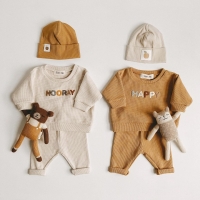 2022 Spring Fashion Baby Clothing Baby Girl Boy Clothes Set Newborn Sweatshirt + Pants Kids Suit Outfit Costume Sets Accessories
