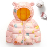 new cartoon children's down cotton padded jacket Kids clothes pure cotton coat boys and girls jacket 1-6 years