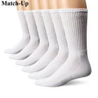 Match-Up Men's sport crew terry socks athletic socks (6 PAIRS)