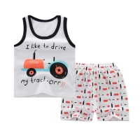 Boys Sets Children Set Summer Boy Shorts Clothes Cartoon Dragon T-Shirt and Pants for Kids Baby Cotton Suit Boy Clothes