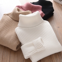 IENENS Girls Sweater Pullovers Winter Boys Warm Sweaters Tops 2-11 Years Baby Bottoming Shirt Kids Clothes