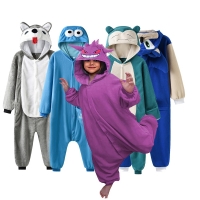 Kids Kigurumi Unicorn Pajamas Children Clothes Animal Full Body Pjs Onesie One-Piece Sleepwear Girls Boys Cosplay Pyjama Costume