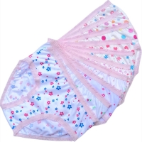 6pcs Kid Brief Underwear Girls Florals Cute Cartoon Princess Painting Underpants Size 100-150 Children Cotton Soft Thin Briefs
