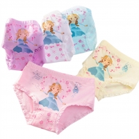 Girls Briefs Fine Cotton Underwear Cute Designs Printing Panties Kids Breathable Soft Healthy Underpants Girls Boxer 4pcs/Lot