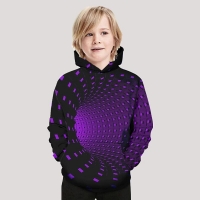 2020 Autumn Winter Kids Toddler Hoodie Suitable For Boys Girls Sweatshirt Long Sleeve Geometric 3D Print Children Leisure Tops