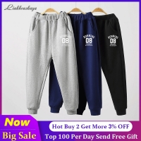 New Retail Sale 100% Cotton Pants For Boys Solid Casual Sport Jogging Sweatpants Kids Loose Harem Trousers Children Clothes