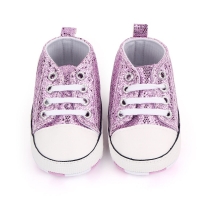 2022 Newborn Sequined Canvas Baby Sneakers Baby Shoes Baby Boys Girls Shoes Baby Toddler Shoes Soft Sole Non-slip Baby Shoes