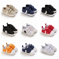 Spring And Autumn Style 0-18 Months Baby Pure Color Fashion Leisure Sports Shoes Newborn Baby Shoes Toddler Shoes