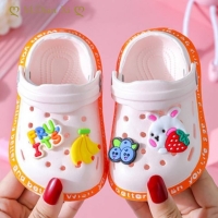New 2021Baby Sandals for Boys Girls Cartoon Kids Shoes Summer Toddler Flip Flops Children Home Slippers Beach Swimming Slippers