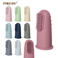 Baby Toothbrush Children 360 Degree Soft Finger Child Toothbrush Teethers Brush Silicone Kids Teeth Oral Care Cleaning