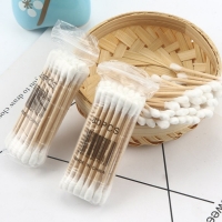 Bamboo Baby Cotton Swab Wood Sticks Soft Cotton Buds Cleaning of Ears Tampons Cotonete Health Beauty Cotton Swab