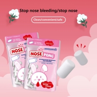 50 Capsules Nose Blood Stop Bobbin Child Nose Bleeding Runny Nose Nose Spray Degreasing Children Big People Cotton Roll