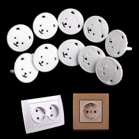 6/8/10p EU Power Socket Electrical Outlet Baby Kids Child Safety Guard Protection Anti Electric Shock Plugs Protector Cover Home