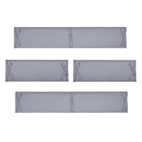 4pcs/set For Boys Girls Baby Crib Bumper Guard Pad Nursery Home Bedroom Anti-collision Bed Liner Protector Removable Washable