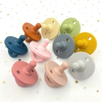1PCS Baby Silicone Pacifier Food Grade Care Product Soft Baby Nipple Soother Pacifier Nursing Accessories
