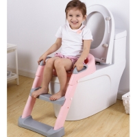Children Training Toilet Seat Step Stool Adjustable Ladder Baby Toilet Ladder Child Toddler Chair Seat Safe Kid Nursery Potty