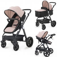 High-view Baby Stroller With Reversible Cradle And Luxury Seat Three in One, Shockproof, Comfortable and Safe
