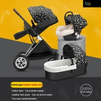 Baby stroller can sit, lie down and lightly fold two-way high landscape newborn children bb baby stroller