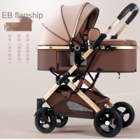 Light Stroller Baby High landscape Carriage can sit and lie down portable two-way shock absorption Pram for newborn