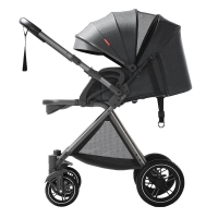 Stroller High landscape baby pram two-way lightweight folding shock absorber newborn child baby stroller dining car