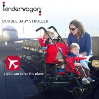 Kinderwagon twin double baby stroller big light folding super light twins baby stroller two baby carriage pram  with car seat