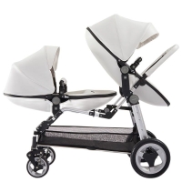 USA fast ship!Twin baby strollers 0-4 years old baby can sit reclining double ultra light portable children's trolley